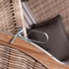 Strandkorb deVries® Greenline 135 XL - PE antique white - Akazienholz - Design 755
