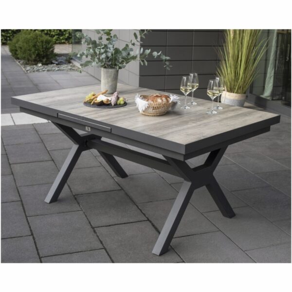 Ausziehtisch deVries® Montana - Keramik oak - 160/210 x 100 cm
