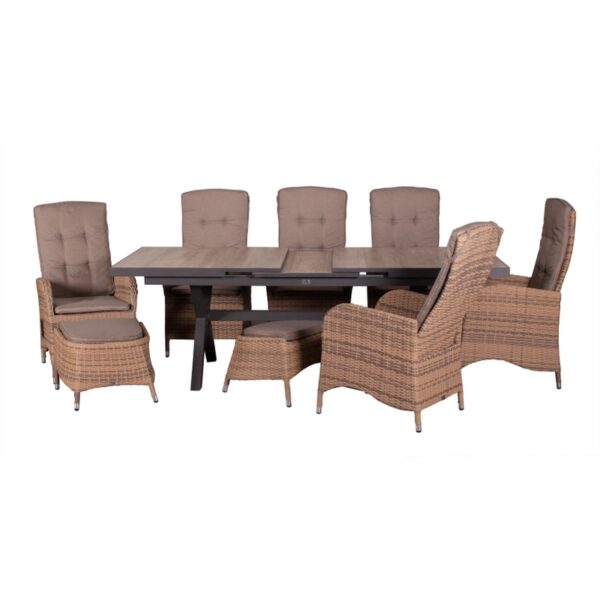 40586 Montana Ausziehtisch 200 260x100 Keramik oak 4