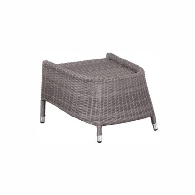 Fußhocker deVries® Miraflor/Juan smokey grey