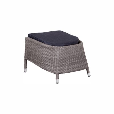 Fußhocker deVries® Miraflor/Juan smokey grey