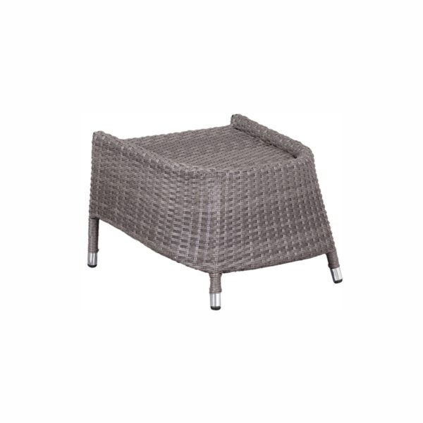 Fußhocker deVries® Miraflor/Juan smokey grey