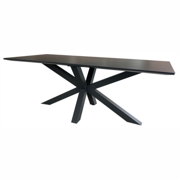 Tisch deVries® Livingston - dark grey - 200 × 90 cm