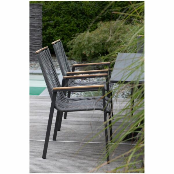 Stapelsessel deVries® Montana Rope anthrazit – Bild 5