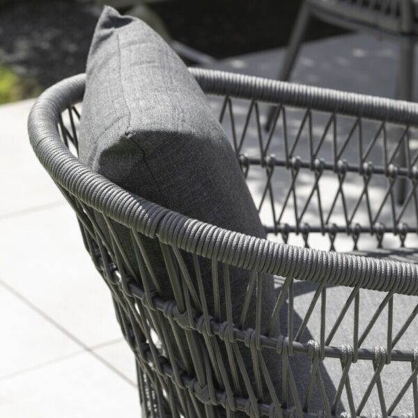 Diningsessel deVries® Genua - Rope - dark grey