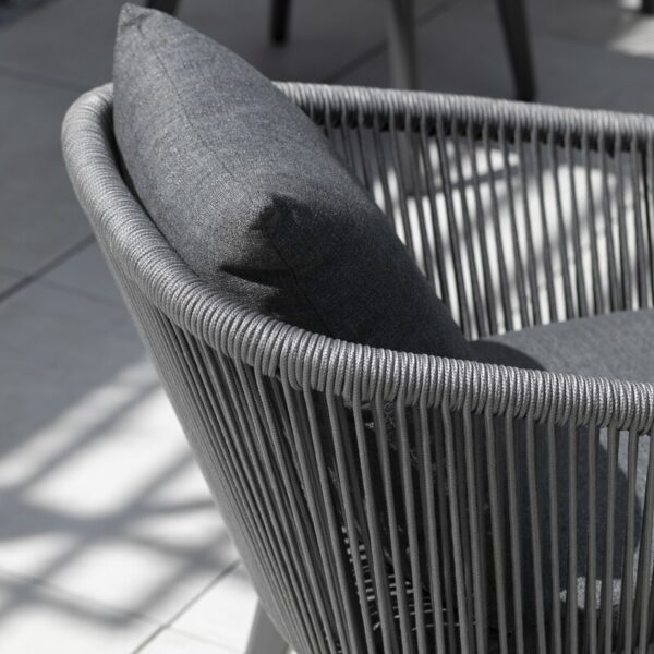 Diningsessel deVries® Brescia - Rope - dark grey