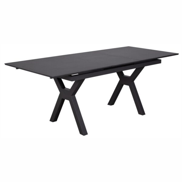 40809 Hammond Ausziehtisch 160 210x90cm dark grey 1