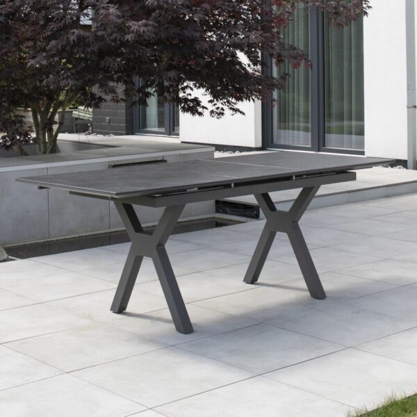 40809 Hammond Ausziehtisch 160 210x90cm dark grey 11