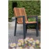 Stapelsessel deVries® Montana - Rope - terracotta