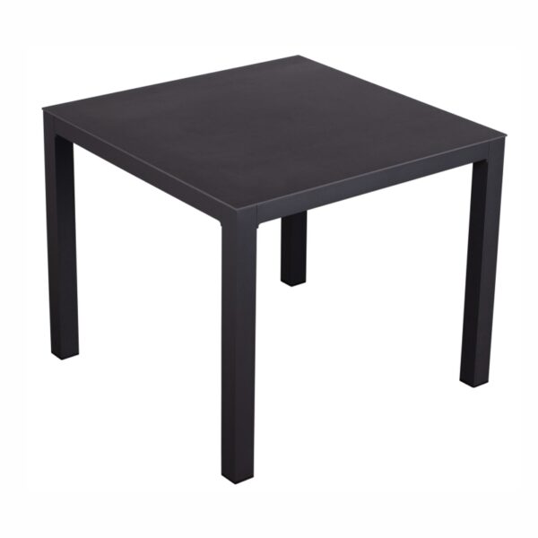 40841 Dakota Tisch 90x90cm dark grey 1