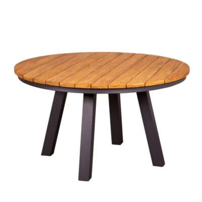 69283C Vermont Tisch rund Teakholz 130cm 1