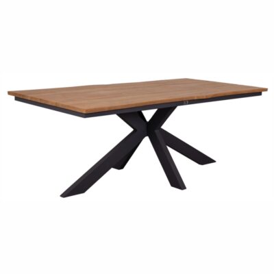 Baumkantentisch deVries® Granville 200x100 cm Teakholz