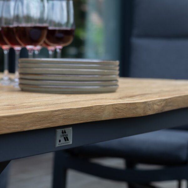 Baumkantentisch deVries® Granville Teakholz 200 x 100 cm