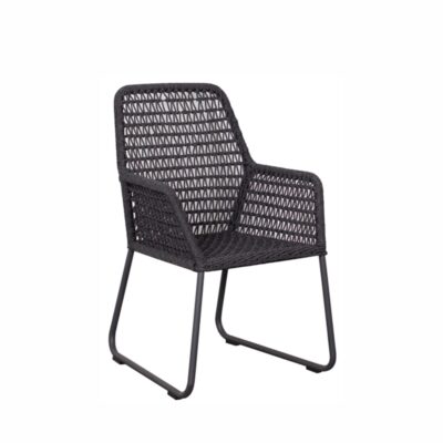 diningsessel-devries-adora-rope-black-dark-grey Diningsessel deVries® Adora - Rope black - dark grey
