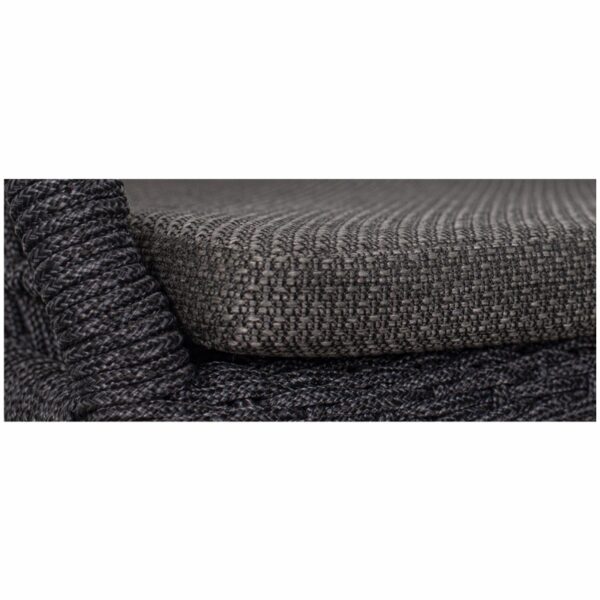 Diningsessel deVries® Adora - Rope black - dark grey