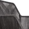 Diningsessel deVries® Adora - PE twisted - light coal
