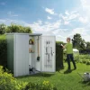 Geräteschrank Biohort® – Silber Metallic