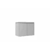 HighBoard Biohort® - Silber Metallic - Größe 160 (160,5 x 70,5 x 118 cm)