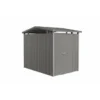 Gerätehaus Biohort® Panorama P2 - Quarzgrau Metallic