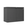 HighBoard Biohort® - Dunkelgrau Metallic - Größe 160 (160,5 x 70,5 x 118 cm)