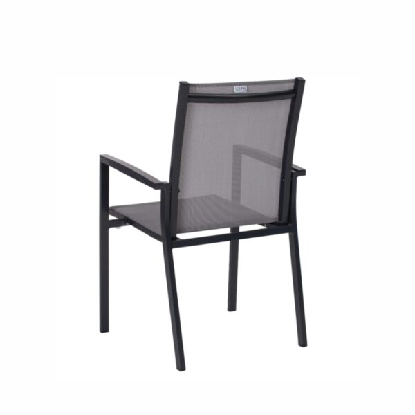 Stapelsessel STERN® New Levanto anthrazit Textilen silber – Bild 2