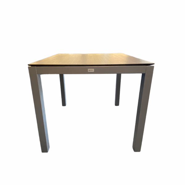 Gartentisch STERN Classic Aluminium graphit Silverstar 2.0 Dekor Tundra Braun 80x80 cm