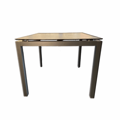 Gartentisch STERN Classic Aluminium anthrazit Silverstar 2.0 Dekor Cream Marble 90x90 cm