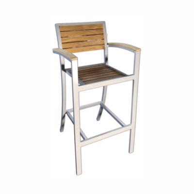 Barsessel Tophine Aluminium Teakholz Outdoor