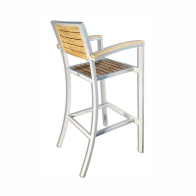 Barsessel Tophine Aluminium Teakholz Outdoor