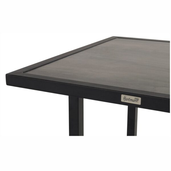 Beistelltisch Hartman Tim Lounge Keramik 88x88x40 cm Schwarz