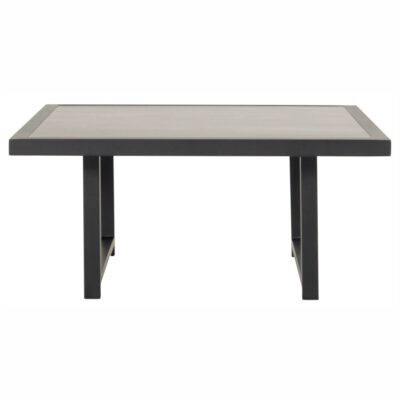 Beistelltisch Hartman Tim Lounge Keramik 88x88x40 cm Schwarz