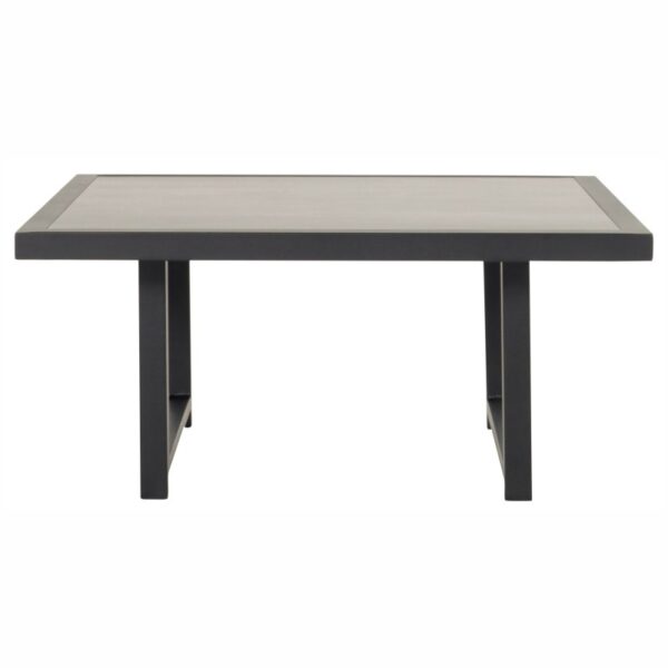 Beistelltisch Hartman Tim Lounge Keramik 88x88x40 cm Schwarz