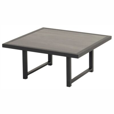 Beistelltisch Hartman Tim Lounge Keramik 88x88x40 cm Schwarz