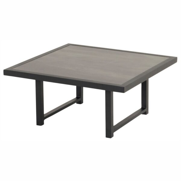Beistelltisch Hartman Tim Lounge Keramik 88x88x40 cm Schwarz