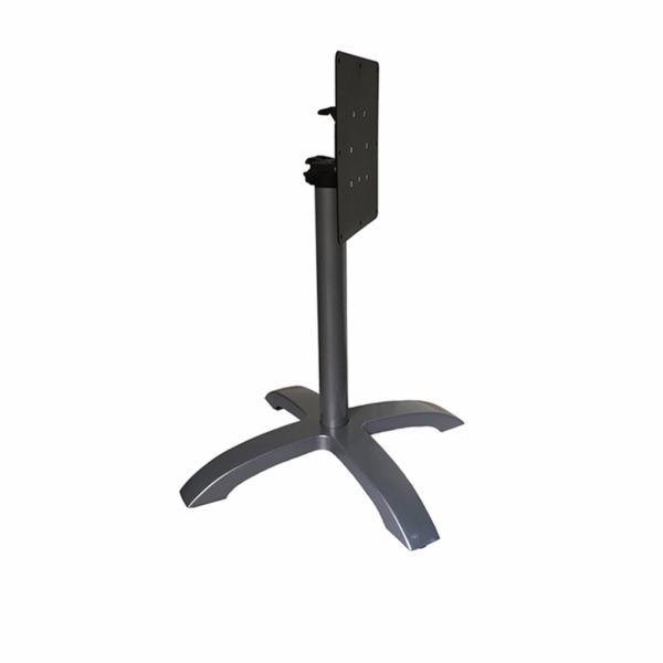 Tischgestell Roma 4 Aluminium silber klappbar