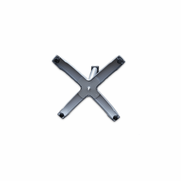 Tischgestell Roma 4 Aluminium silber klappbar