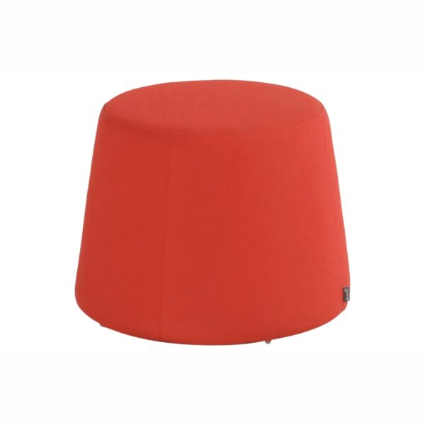 Hocker Hartman Trapez rot Sunbrella Aluminium 55x55x43 cm