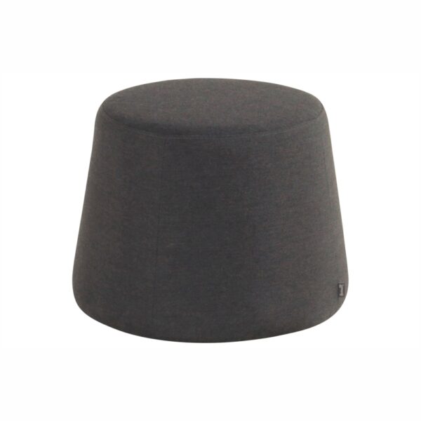 Hocker Hartman Trapez schwarz Sunbrella Aluminium 55x55x43 cm