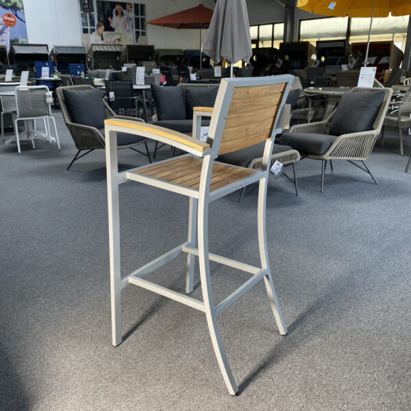 Barsessel Tophine Aluminium Teakholz Outdoor