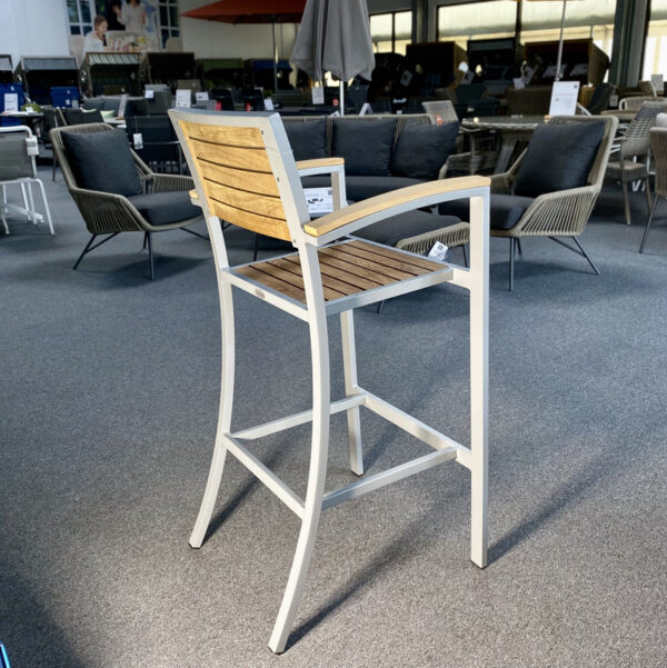 Barsessel Tophine Aluminium Teakholz Outdoor