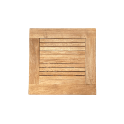 Beistelltisch Khavindo Bolero Teakholz klappbar 45×45×45 cm