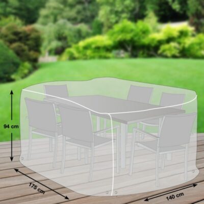 Schutzhülle GWM Premium 2.0 Sitzgruppe Rechteckig 175x140x94 cm Lichtgrau