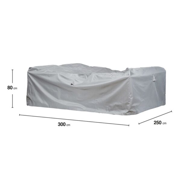 Schutzhülle GWM Premium 2.0 Loungegruppe Rechteckig 300x250x80 cm Lichtgrau