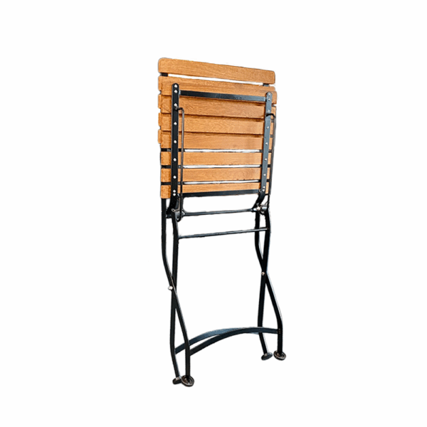 Gartenstuhl Hieplong klappbar Teakholz Eisen