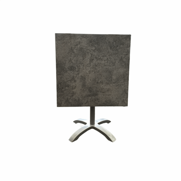 Klapptisch Roma 4 Werzalit COMPACT CARINO HPL 80×80 cm Beton