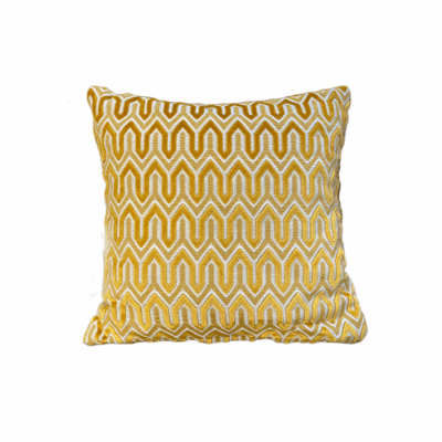 Zierkissen Hartman Cloe Yellow 50×50×16 cm mit 3D-Muster