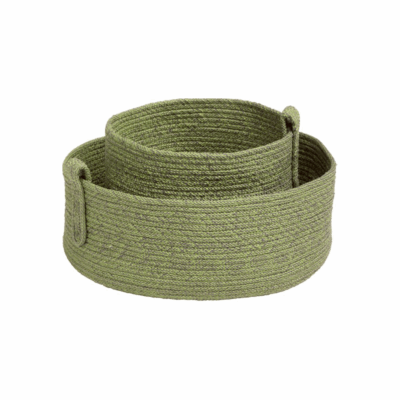 Korbset STERN 2-teilig Farngrün Polypropylen