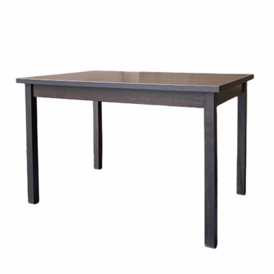 Tisch 120×80 cm aus massiver Buche in dunkler Beize