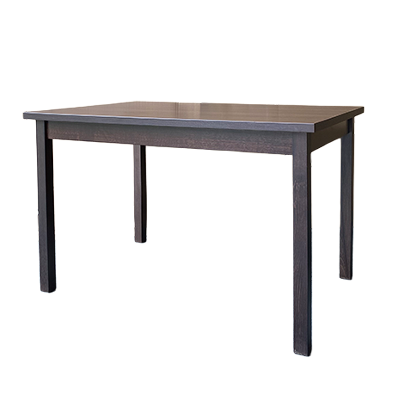 Tisch 120×80 cm aus massiver Buche in dunkler Beize