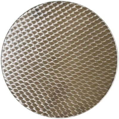 Runde Tischplatte Ø 80 cm aus Edelstahl